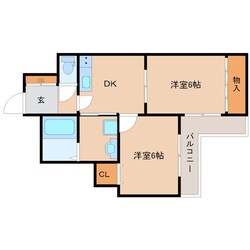 フローリッシュ崇徳院の物件間取画像